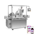 High Performance Rotary Table Syrup Liquid Bottle Filling And Capping Machine